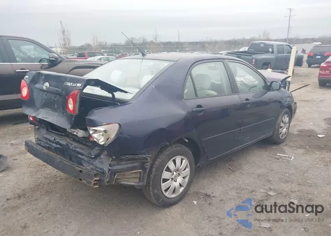 2004 Toyota Corolla Le из США, поврежденный, VIN 1NXBR32E74Z223705